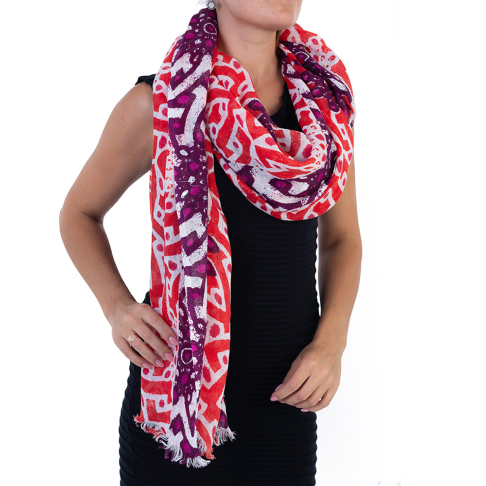 Tory Burch Scarf Women Purple